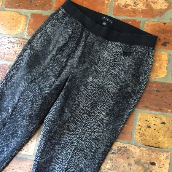 Tribal snakeskin print pull on elastic waist pants sz6 - Picture 3 of 10